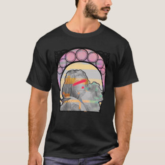Lonely Doll Glitch Art T Shirt