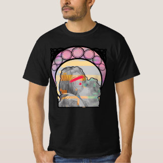 Lonely Doll Glitch Art T Shirt