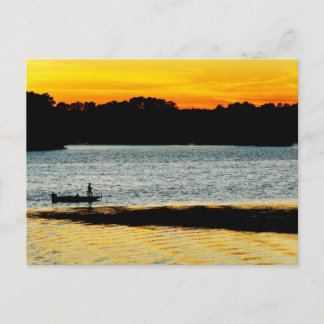 Lonely Fisherman Vykort