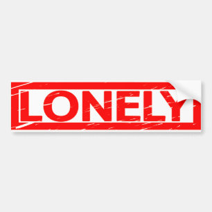 Lonely Frimärke Bildekal