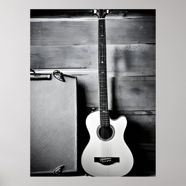 Lonely guitar poster (Framsidan)