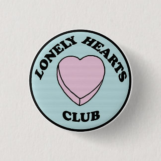 Lonely hearts club pin knapp