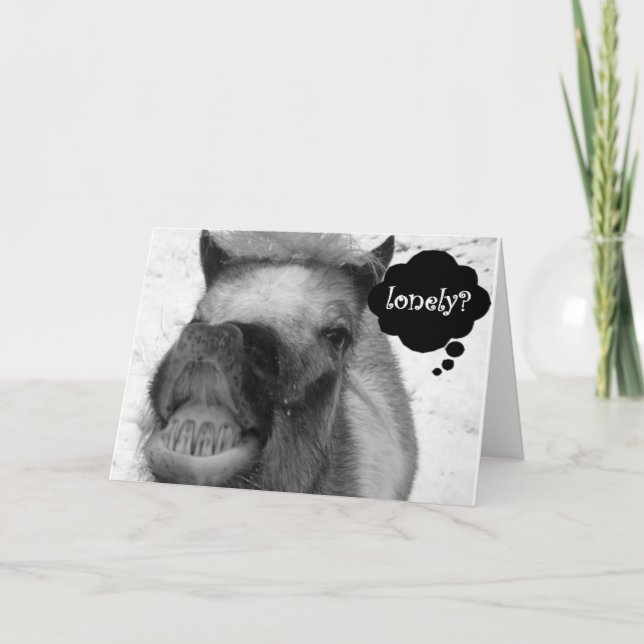 "LONELY HOG" GÖR CHRISTMAS JOKE UTAN "DU" HELGKORT (Framsida)