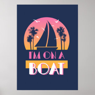 Lonely Island - jag är på en båt Poster