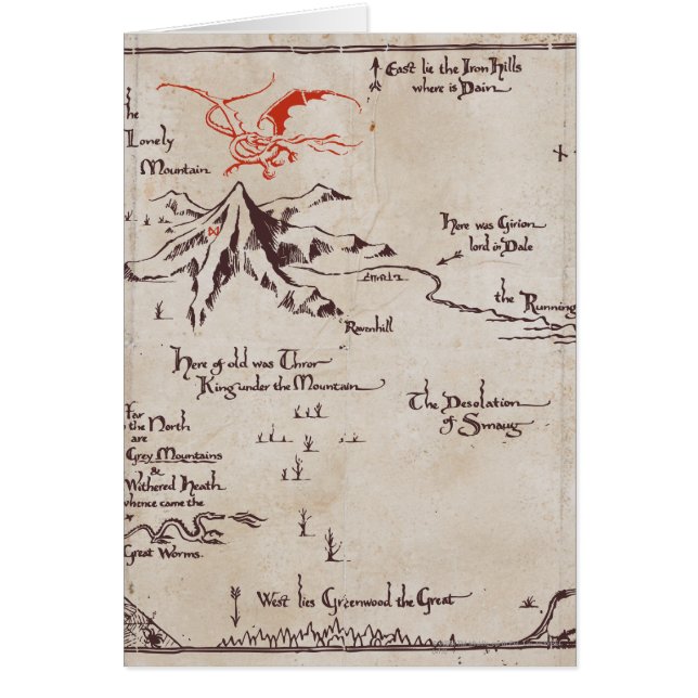Lonely Mountain Hälsningskort (Framsidan)