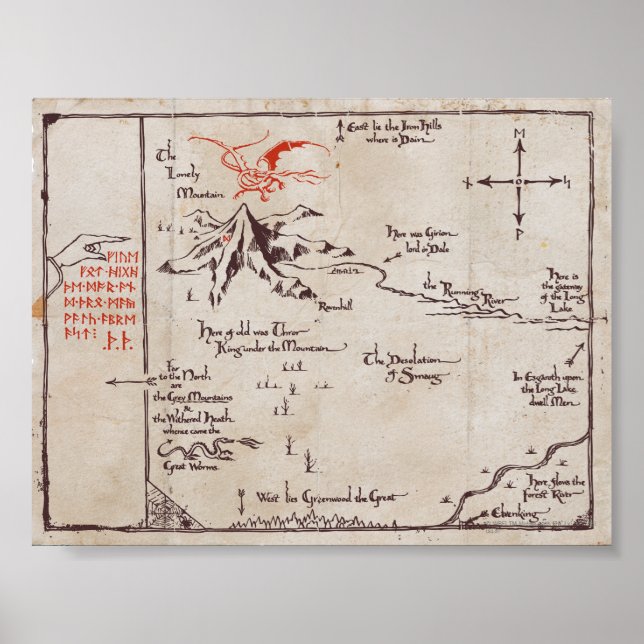 Lonely Mountain Poster (Framsidan)