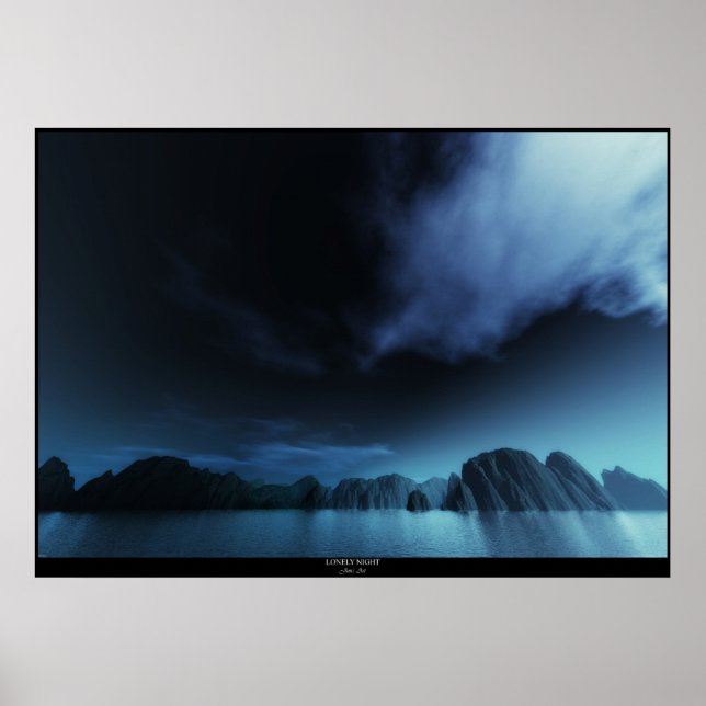 Lonely Night Poster (Framsidan)