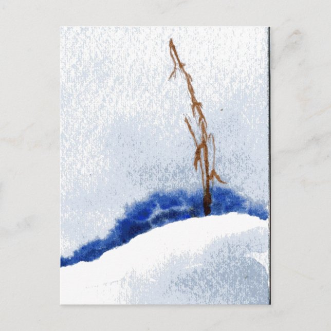 "Lonely Reed"-vykort för Land-vägar Vykort (Framsida)