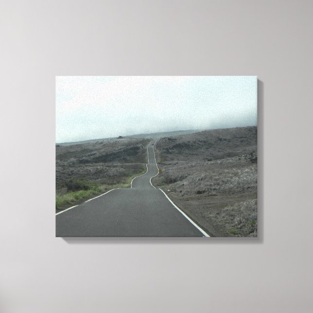 Lonely Road Canvastryck (Framsida)