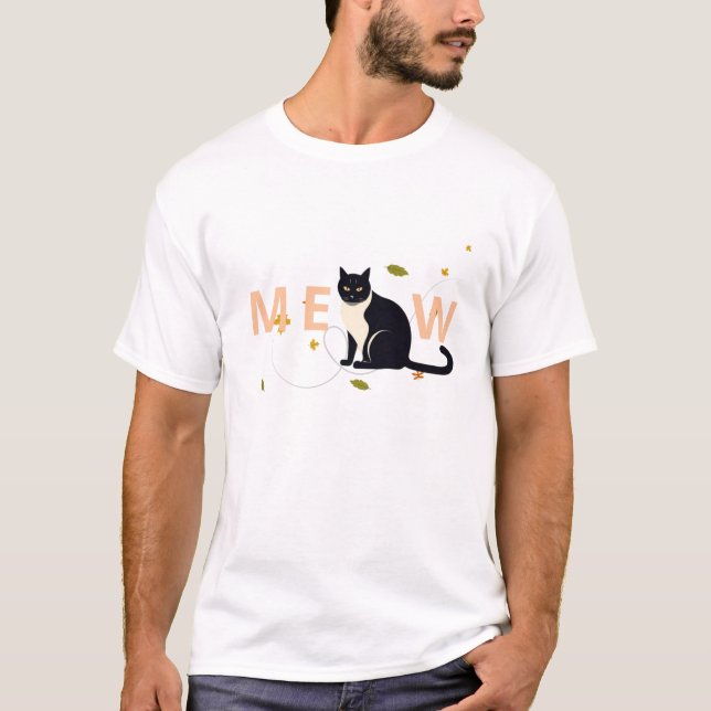 Lonely Road the Unsay Story of a Abandoned cat T Shirt (Framsida)