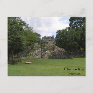 Lonely Ruin in in Chichen Itza Vykort