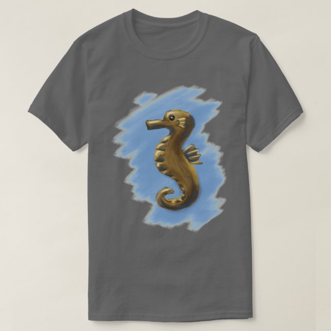 Lonely Seahorse T Shirt (Design framsida)