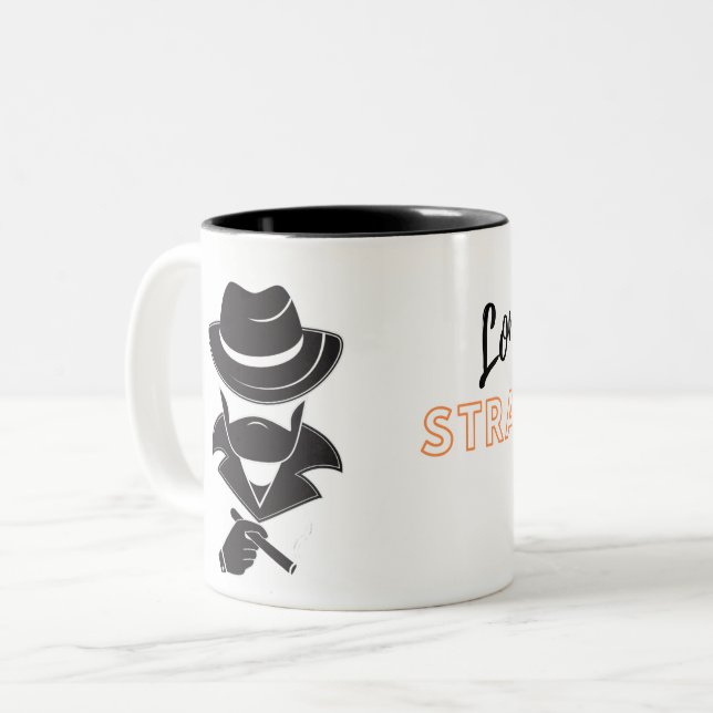 Lonely Stranger Två-Tonad Mugg (Framsida vänster)