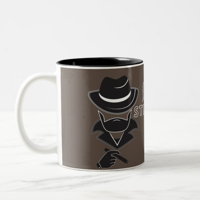 Lonely Stranger Two-Tone Coffee Mugg (Vänster)