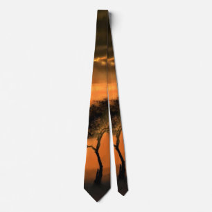Lonely Träd Sunbeams Neck Tie - Sunrise Slips