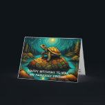 Lonely Turtle Long Avstånd Friend Birthday Kort<br><div class="desc">Tittar du perfektens födelsedagskort för en avstånd vän? Upptäck den hjärtliga designen "Lonely Turtle" som fångar den bittersöta känslan av avstånd. Skicka din kärlek och säg att de alltid är på din tankar.</div>