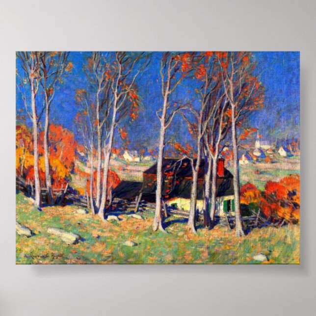 Lonely Village on Saint Lawrence_ Gagnon Poster (Framsidan)