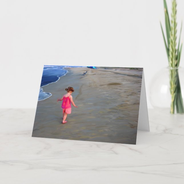 Lonely Walk Card Kort (Framsida)