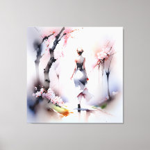 Lonely Woman Walking