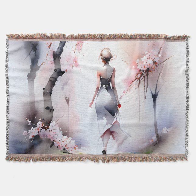 Lonely Woman Walking Filt (Framsidan)