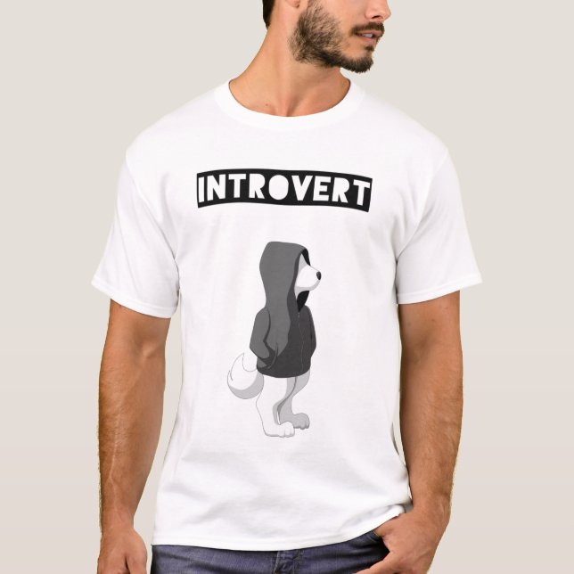 Loner Introvert T-Shirt (Framsida)