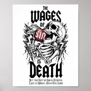 Löner till Sin är Dödsskel. Poster
