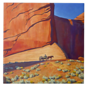 “Lonesome Journey” västerländsk konst av Maynard D Kakelplatta