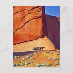 “Lonesome Journey” västerländsk konst av Maynard D Vykort