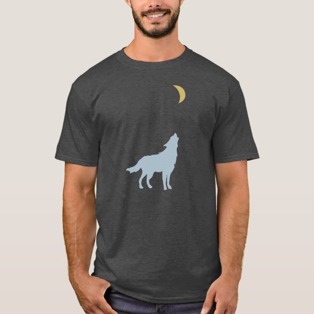 Lonesome wolf t shirt (Framsida)