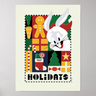 LONEY TUNES™ KRYP BUNNY™-Helgdagarnas bricka Poster