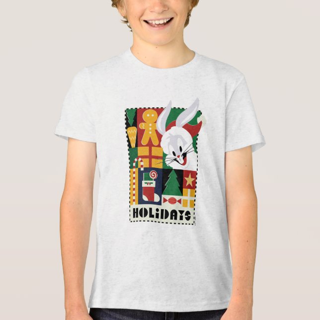 LONEY TUNES™ KRYP BUNNY™-Helgdagarnas bricka T Shirt (Framsida)