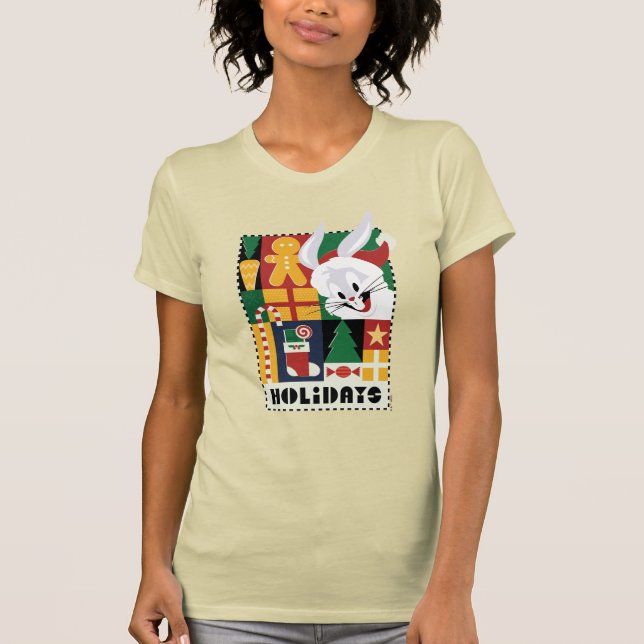 LONEY TUNES™ KRYP BUNNY™-Helgdagarnas bricka T Shirt (Framsida)