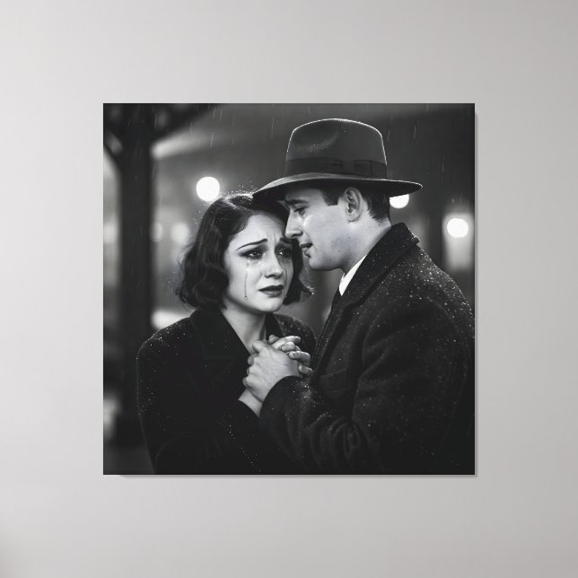 Long Adjö, 1920-talet av Natasha Us Canvastryck (Framsida)