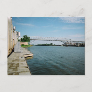 Long-Allen Bridge över Red River Vykort