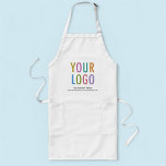 Long Apron Uniform Anpassningsbar Company Logotyp  Långt Förkläde<br><div class="desc">Anpassa din egen online för märkesprat med företagets logotyp, företagstagrad och webbplats adress. Det här är en lång vit apron med fickor av polybomull. Det finns också storleka kort-plattor och barn. Kampanjaproner kan annonsera din verksamhet som uniformer för anställda, vänta på personal och som kundpresenter. Finns i vitt, khaki och...</div>