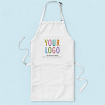 Long Apron Uniform Anpassningsbar Company Logotyp 