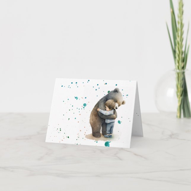 Long avstånd Hug Kort (Framsida)