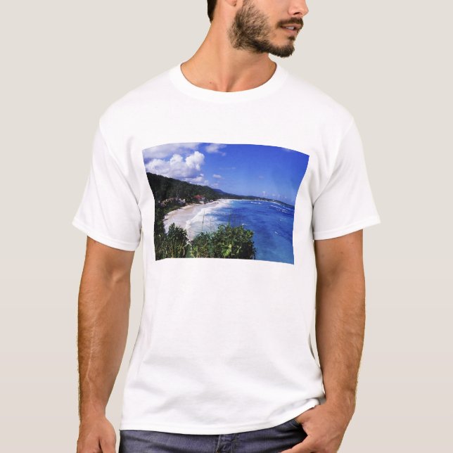 Long Bay, Port Antonio, Jamaica Tee Shirt (Framsida)