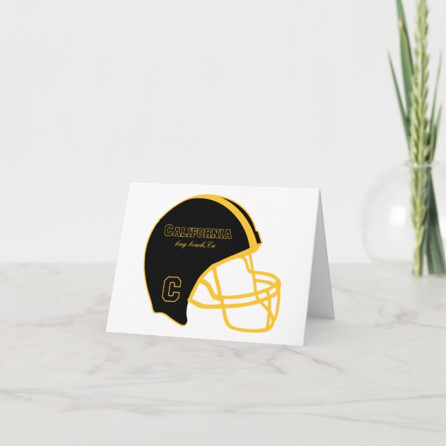 Long Beach California CA Basketball Logotyp Kort (Framsida)