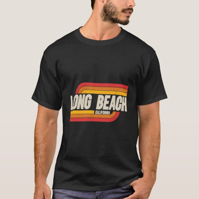 Long Beach California Ca City T Shirt (Framsida)