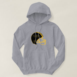 Long Beach California CA Football Logotyp Hoodie