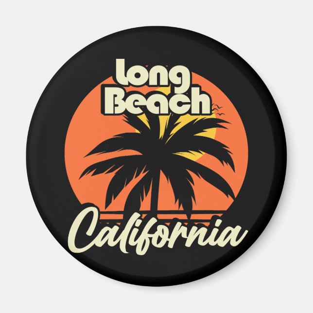 Long Beach California Magnet (Framsidan)