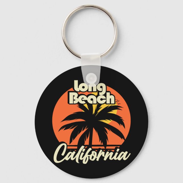 Long Beach California Nyckelring (Framsida)