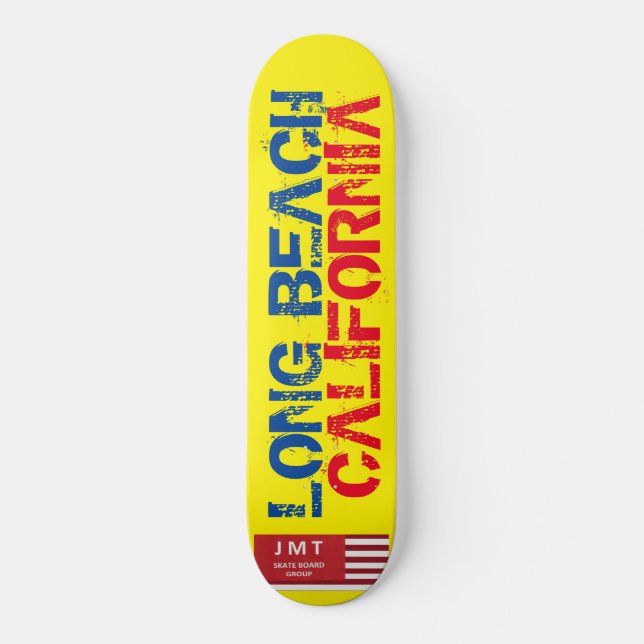 LONG BEACH CALIFORNIA Skateboard (Framsida)