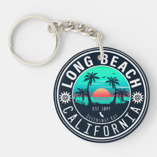 Long Beach California Tropical Sunset Souvenir 70