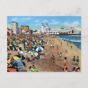 Long Beach California Vintage Vykort