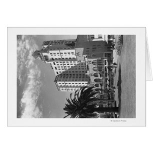 Long Beach, California Wilton Hotel Photograph Hälsningskort