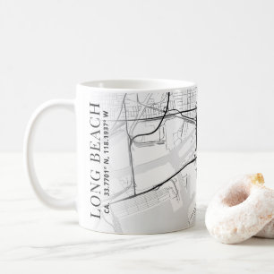 Long Beach City Karta Coffee Mugg