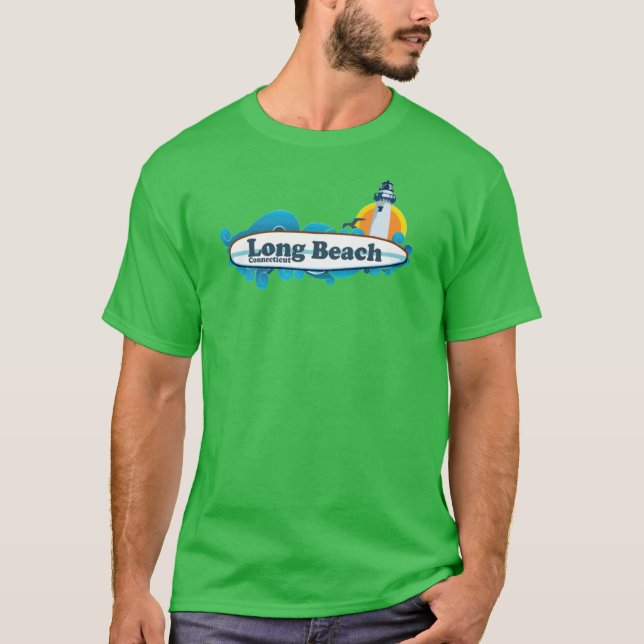 Long Beach Connecticut T Shirt (Framsida)