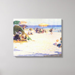 Long Beach (delstaten New York) (av E.H. Potthast) Canvastryck